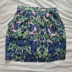 Collective Concepts Floral Mini Skirt With Pockets